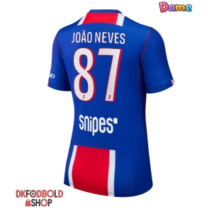 Paris Saint-Germain Joao Neves #87 Hjemmebanetrøje Dame 2026-27 Kort ærmer Paris Saint-Germain Joao Neves #87 Hjemmebanetrøje Dame 2026-27 Kort ærmer